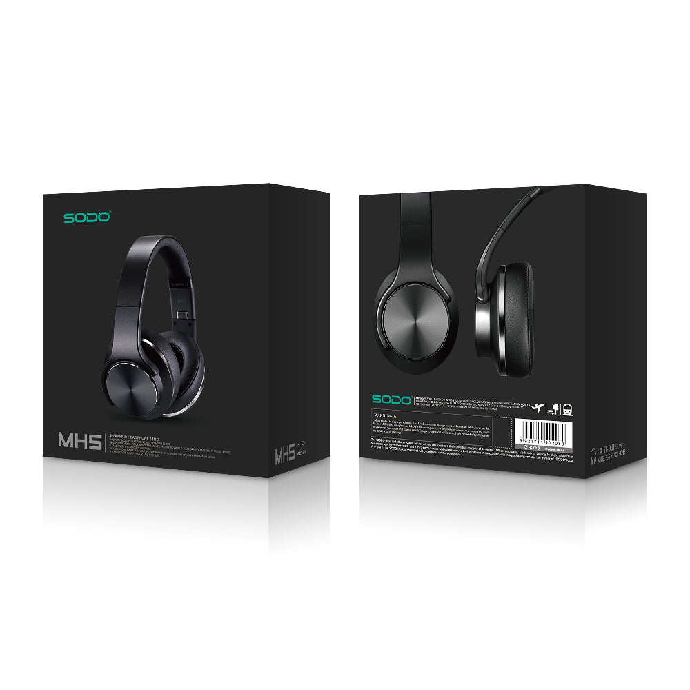 SODO MH5 Wireless Bluetooth Headphone with Speaker Headphone